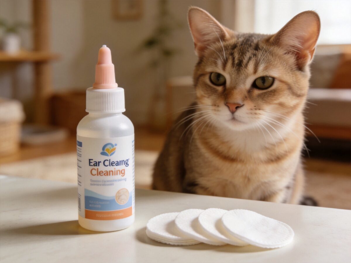 Cat ear cleaning solution kit - ThreeCats