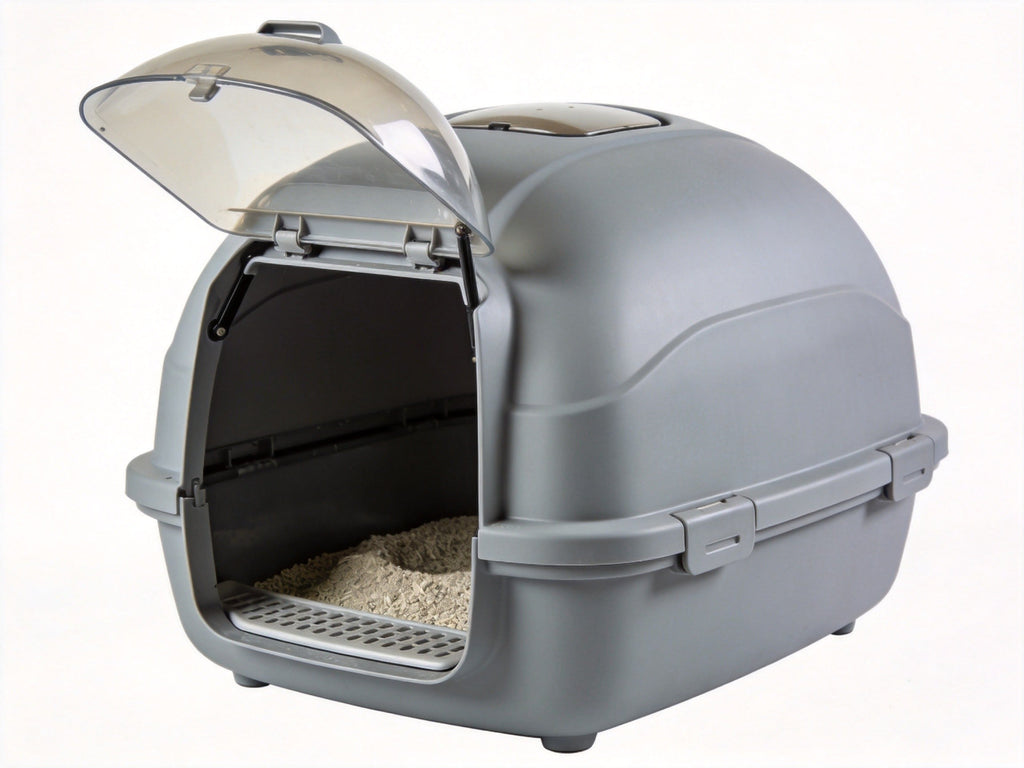 Enclosed Cat Litter Box with Door - Large