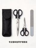 2-in-1 Cat Nail Clipper with LED Light