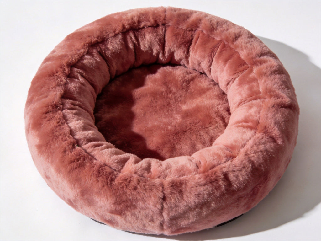 Donut Plush Cat Bed