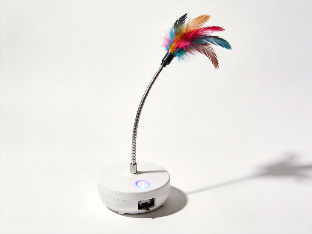 Automatic Motion Cat Feather Wand Toy